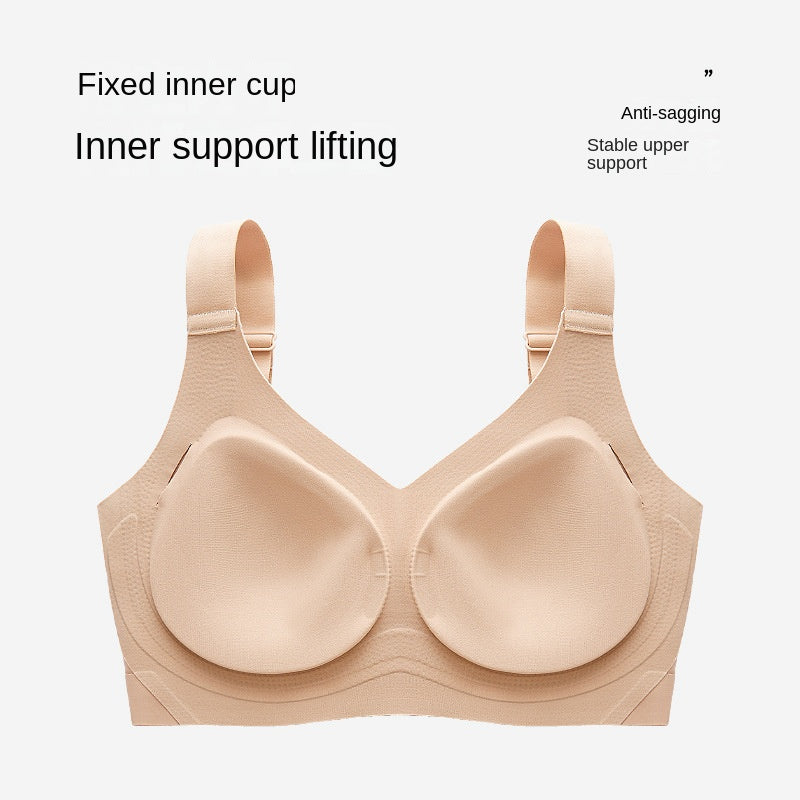 Sports plus size seamless thin lift European and American lingerie for women