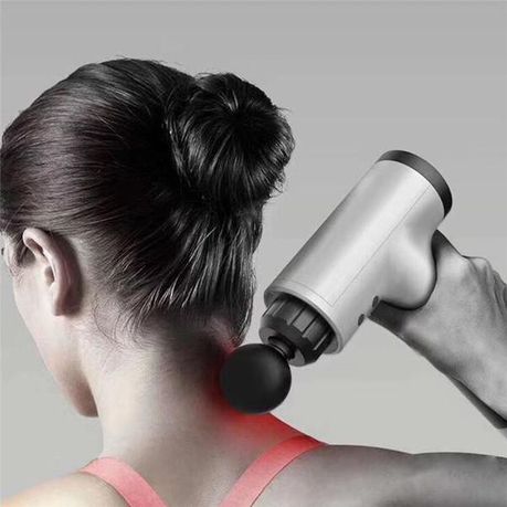 Massage Gun with 4 Changeable Heads - Black