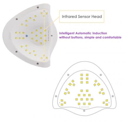 4W SUN Plus LED Lamp Nail Dryer LED 36 LEDs UV Ice Lamp Dryer