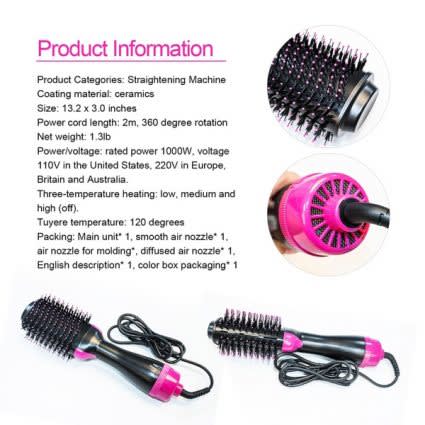 One Step Hot Air hAir Styling Brush