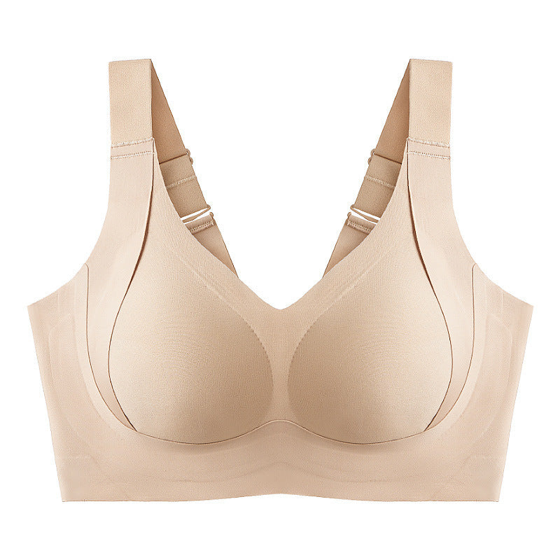 Sports plus size seamless thin lift European and American lingerie for women