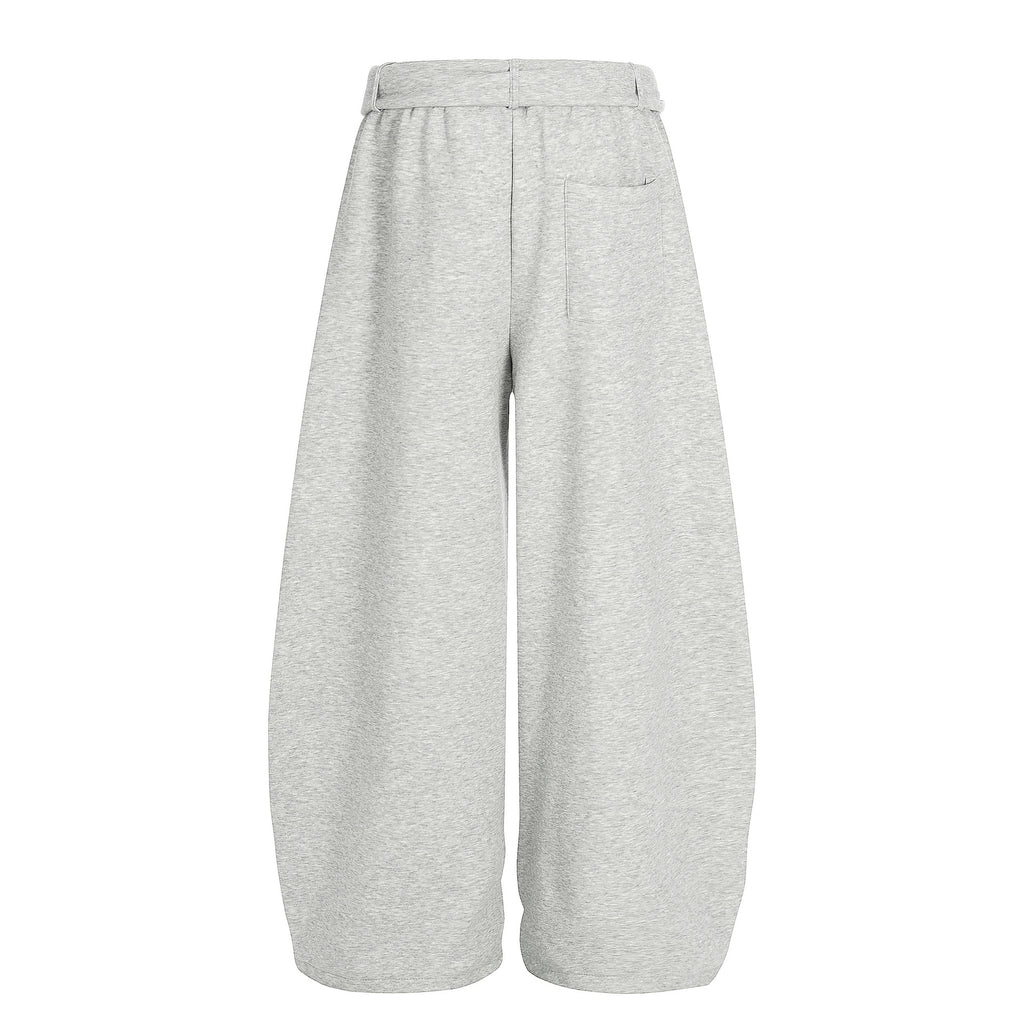 Belted Printed Casual Plus Velvet Pants for Women